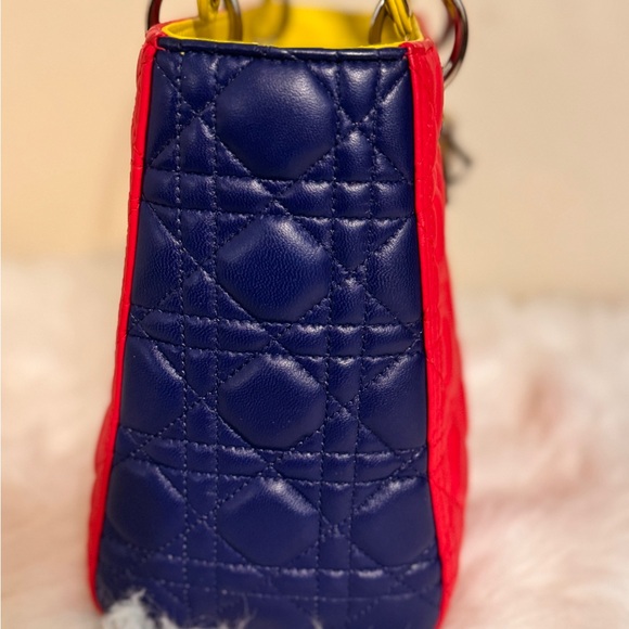 Authentic Lady Dior tricolor - Picture 5 of 7